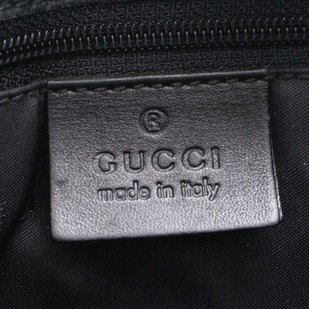 Gucci GG Canvas 002 1099 Leather Tote Bag, Handbag, Shoulder Black, Women's - Picture 8 of 9